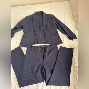 Amanda & Chelsea Navy Polka Dot Pantsuit - Blazer & Trousers